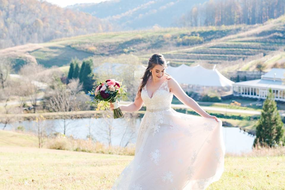 Bride | DelFosse Vineyards