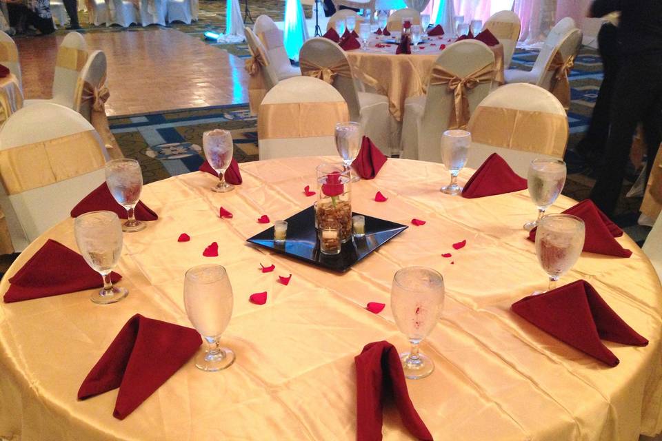 VJ Linens & Decorators-Chair Covers