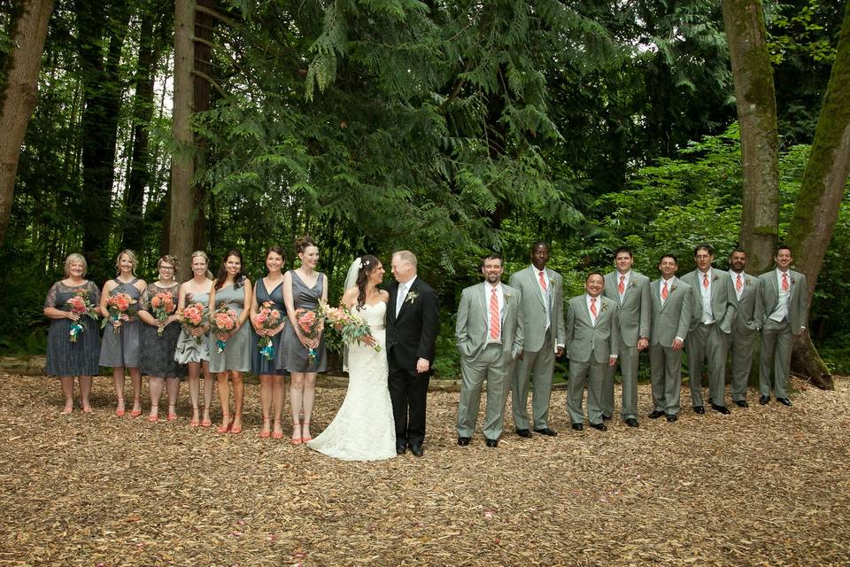 Wedding Party Formal shot