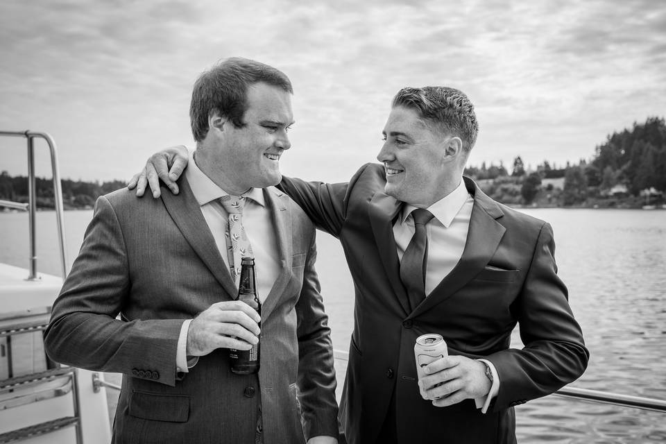 Best man and Groom