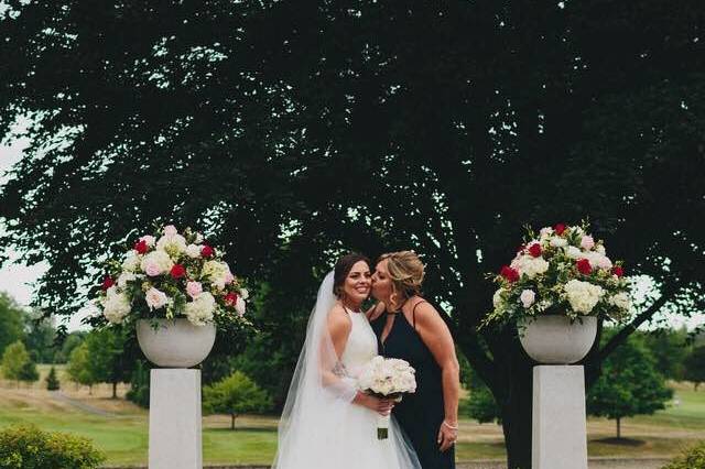 Our beautiful bride, Nicole, looked stunning in her Blush by Hayley Paige wedding gown. Congratulations to the beautiful couple!