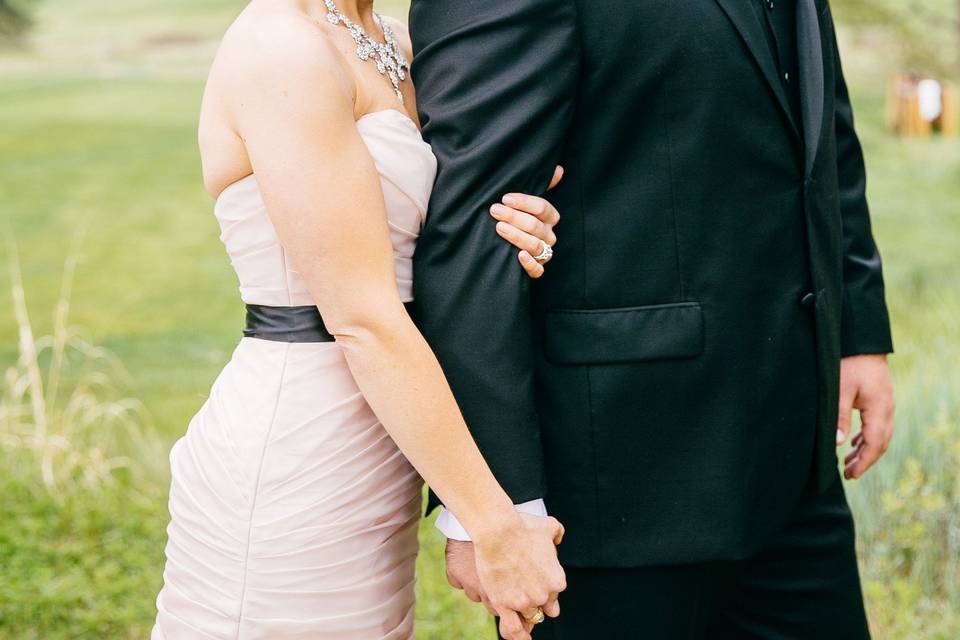 Groom and bride