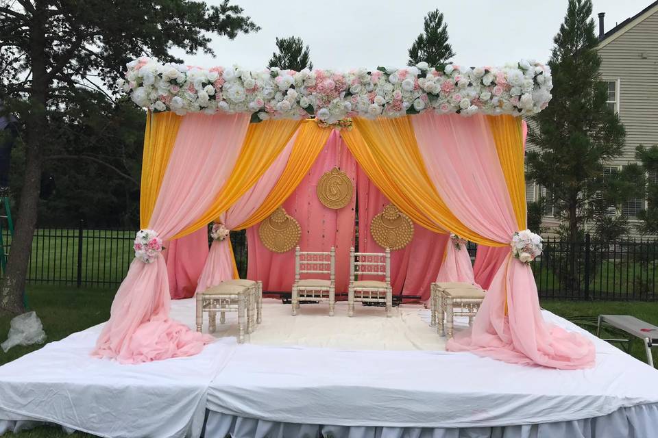 Outdoor wedding