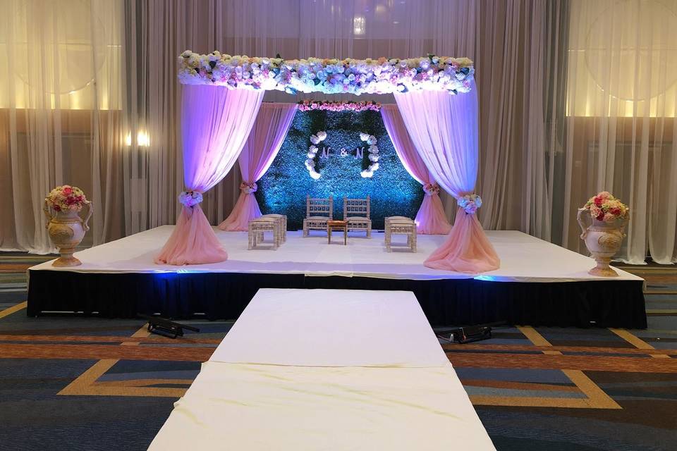 Flower Mandap With Bauxwood