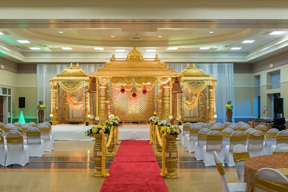 South Indian Temple Mandap