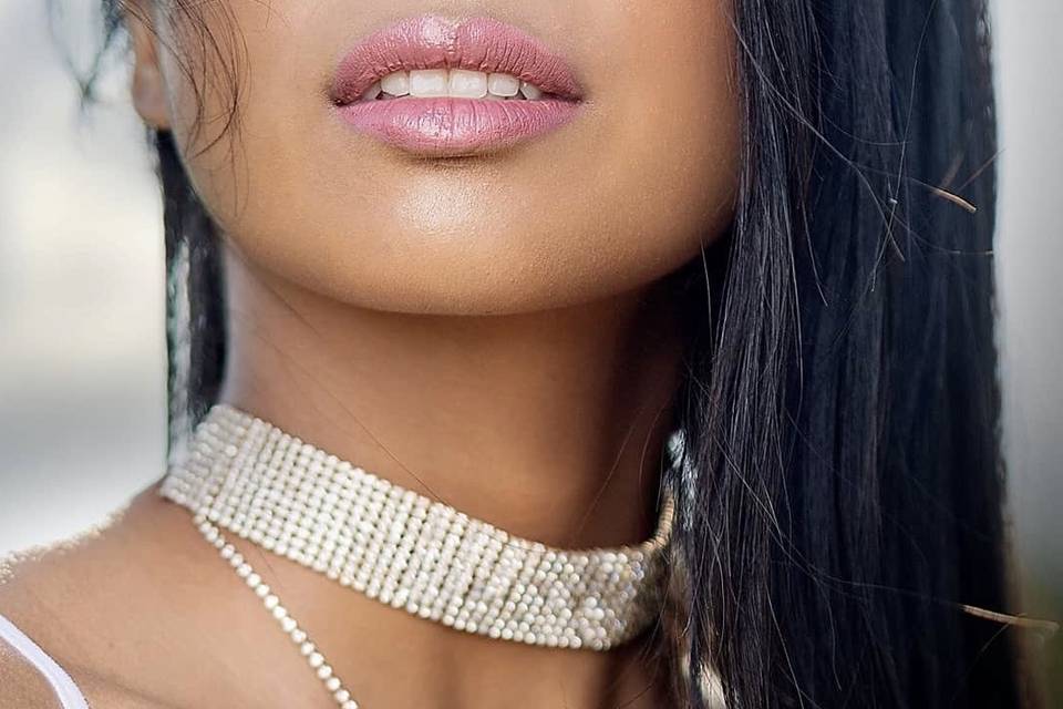 Soft bridal glam