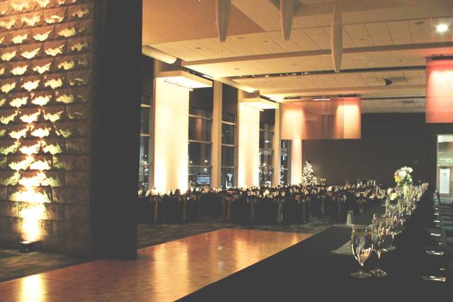 Winter Wedding w/ Uplighting