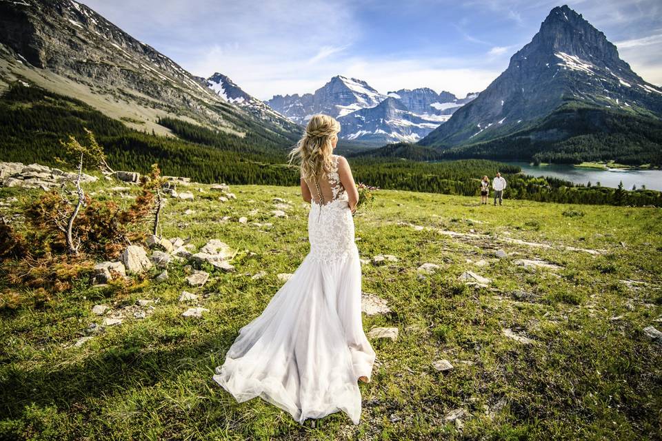 Glacier park wedding elope