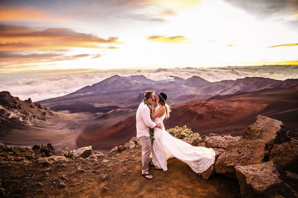 Haleakalā hawaii  elopement