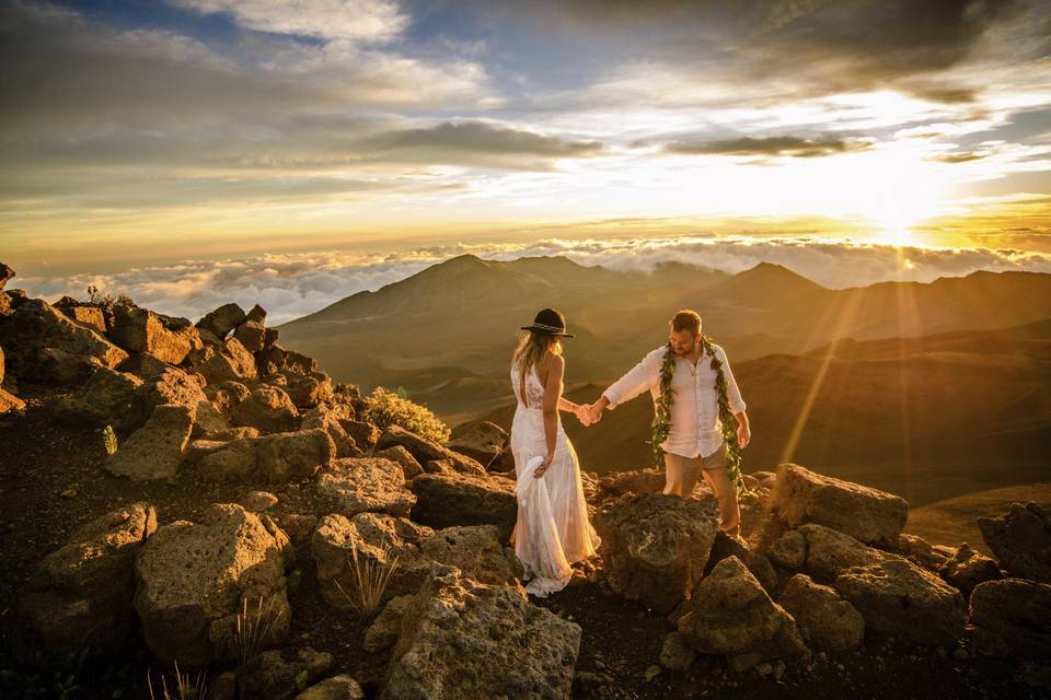 Haleakalā sunrise wedding