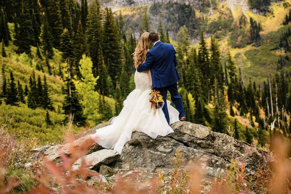 Fall wedding montana