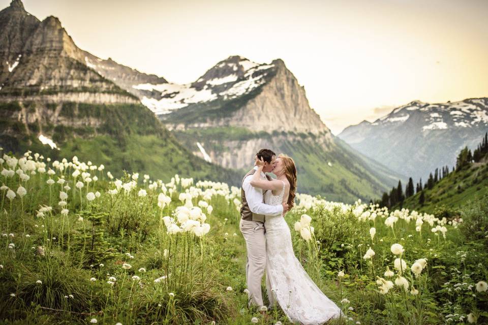 West glacier park wedding