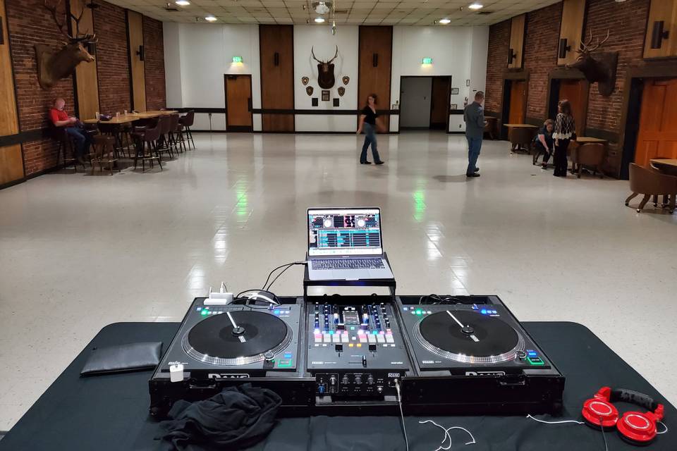 Venue setup