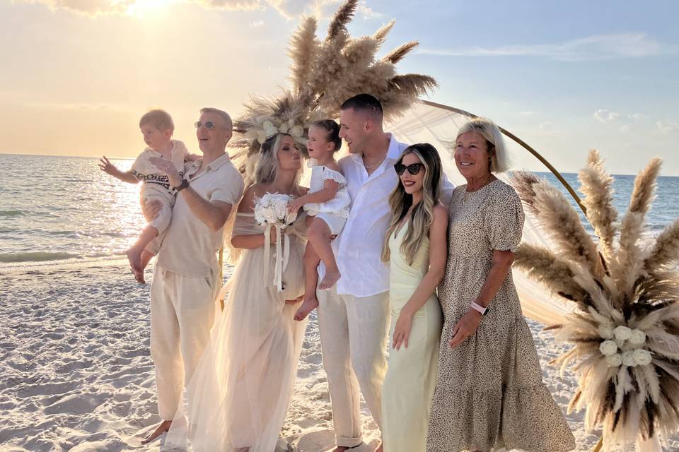 Beach wedding Naples