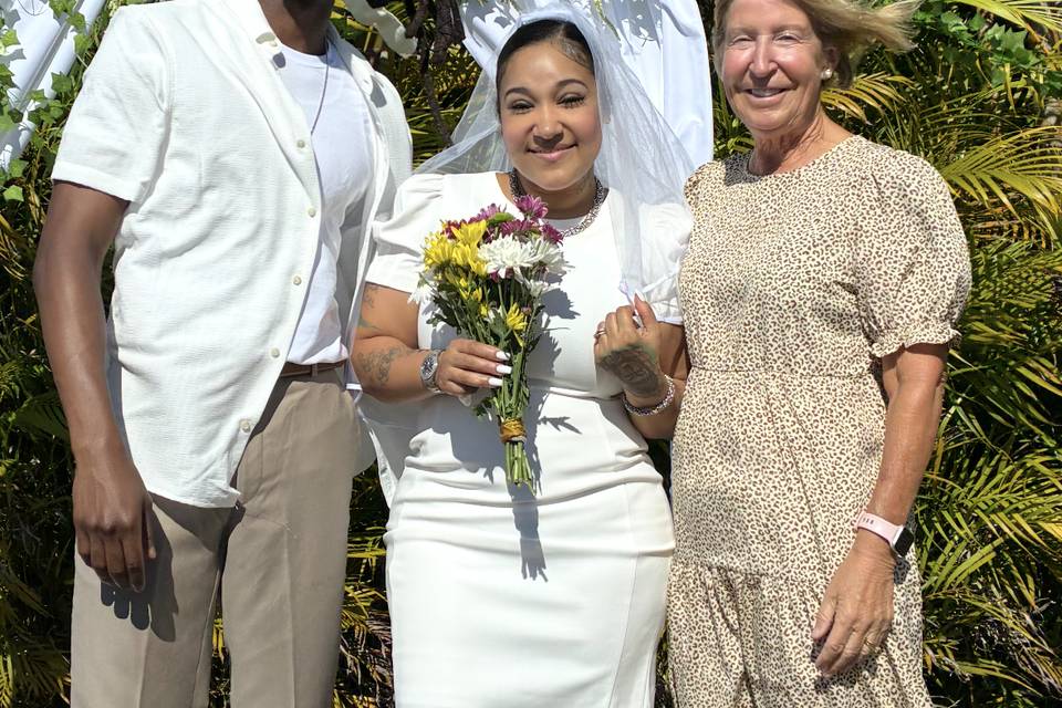Flower girl in Cape Coral