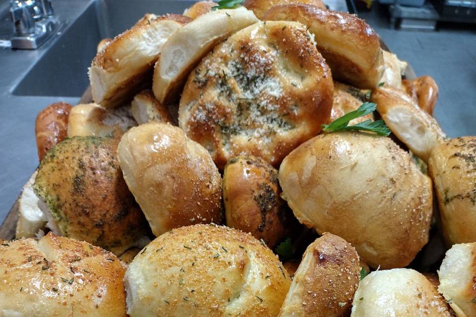 Fresh baked rolls