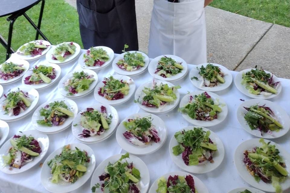 Plated Salad