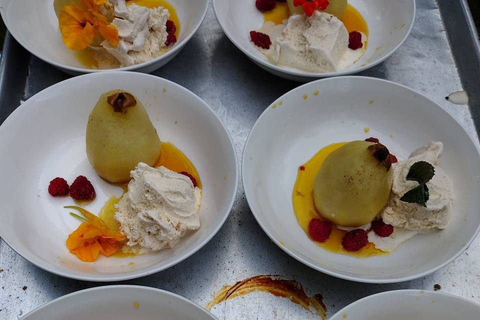 Poached Pear