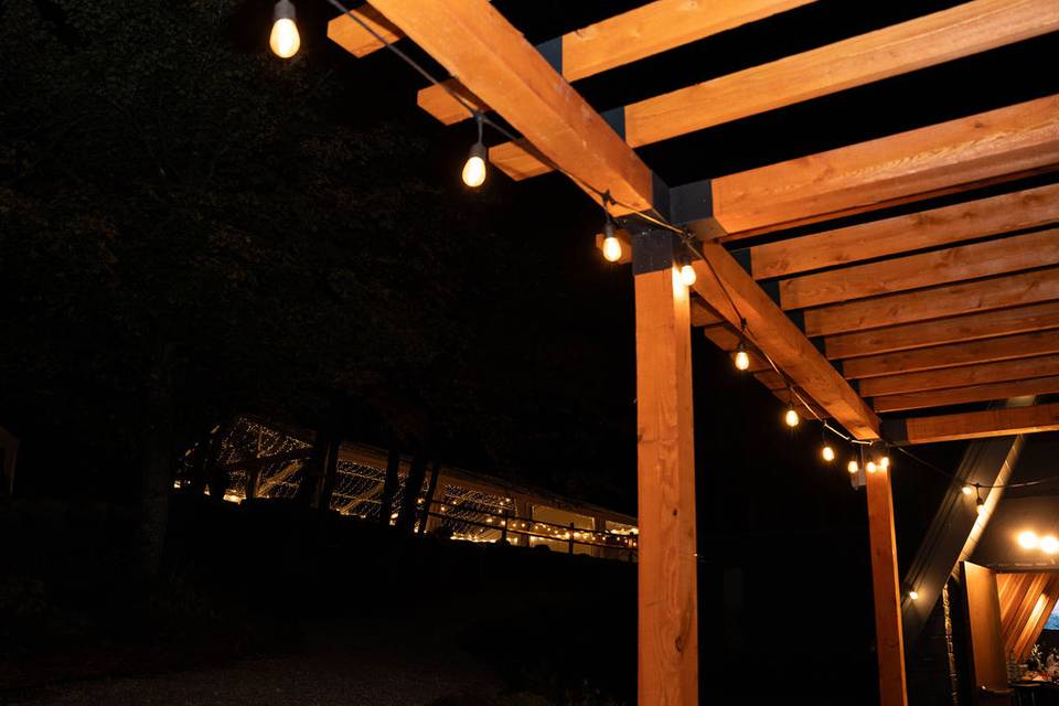 Pergola off the bar