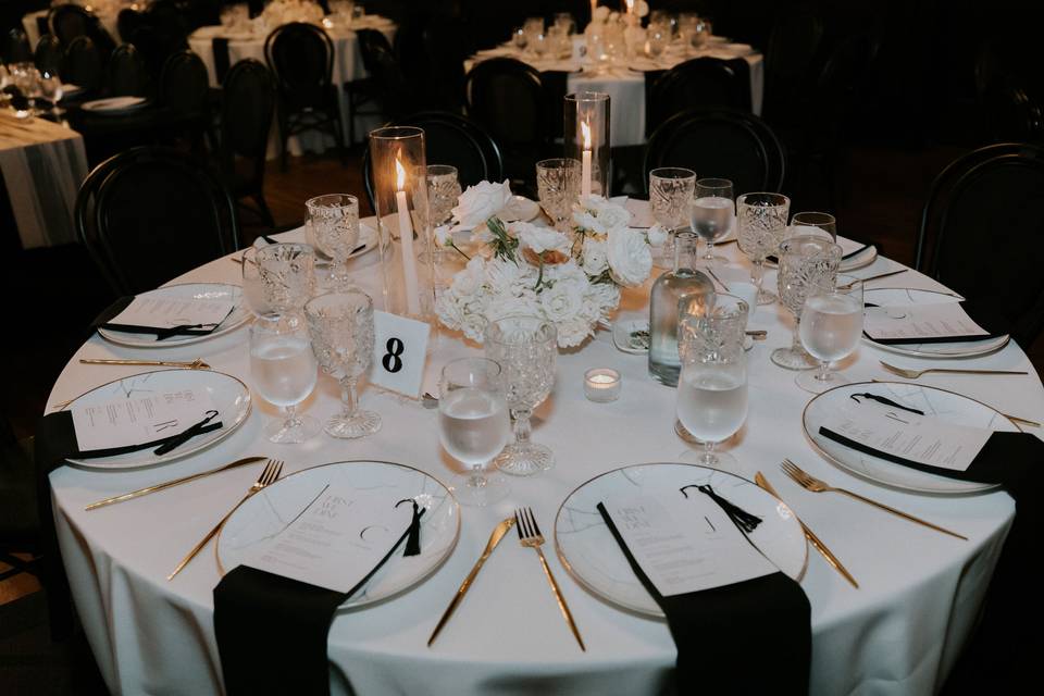 Menu + placecard
