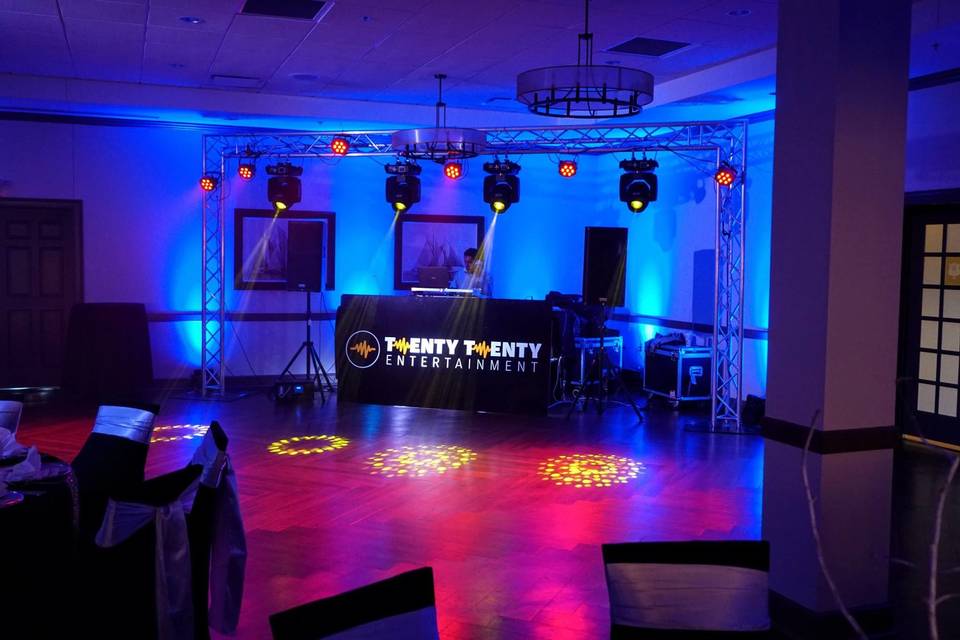 Dance Floor Lighting Prom 4.28.18 at Bloomington Country Club!!!