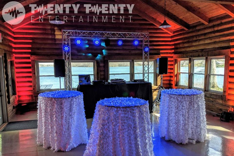 Dance Floor set up!