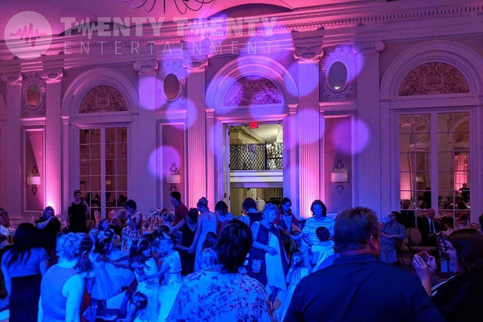 Dance floor lighting for princess event 7.14.18 at Pere Marquette!!