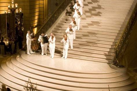The wedding stairs
