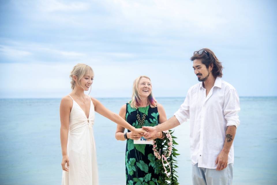 Kahala Beach Vow Renewal