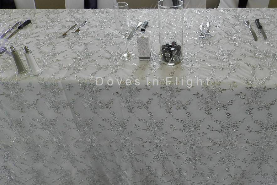 Doves in Flight Decorating / Chair Covers of Lansing