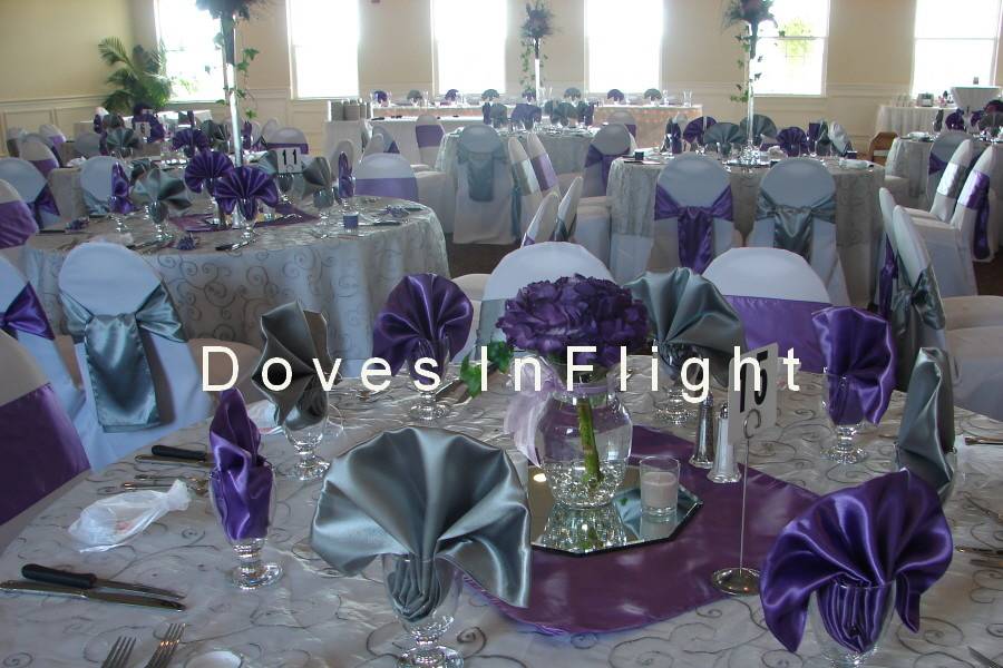 Doves in Flight Decorating / Chair Covers of Lansing