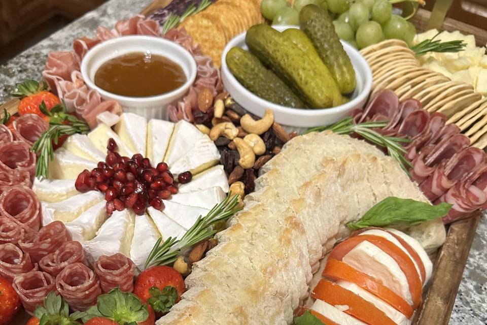 Charcuterie spread