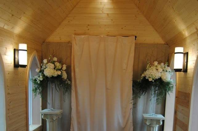 Inside view of the chapel