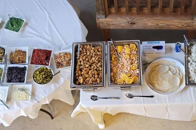 Mexican food buffet