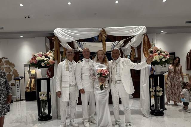 Wedding with Rabbi Frank