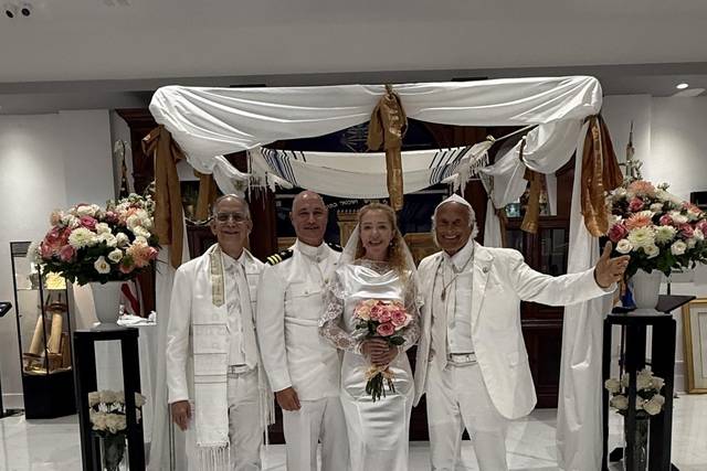 Wedding with Rabbi Frank