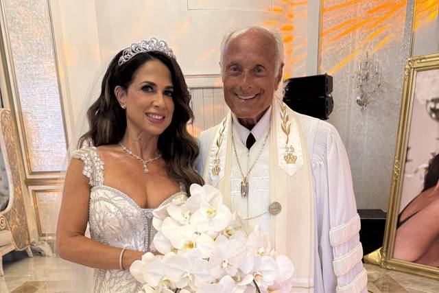 Wedding with Rabbi Frank