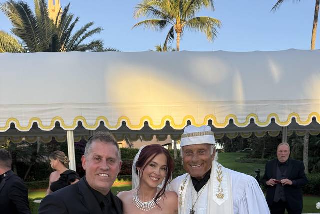 Wedding  with Rabbi Frank