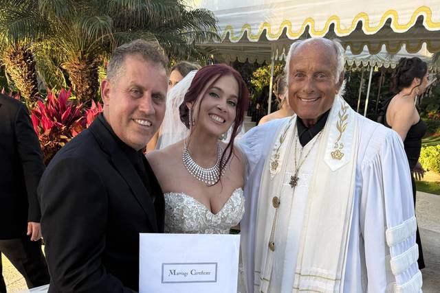 Wedding with Rabbi Frank