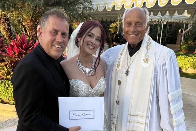 Wedding with Rabbi Frank