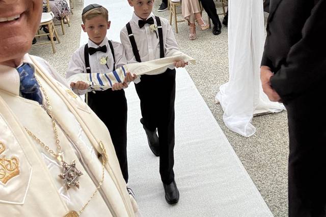 Wedding with Rabbi Frank