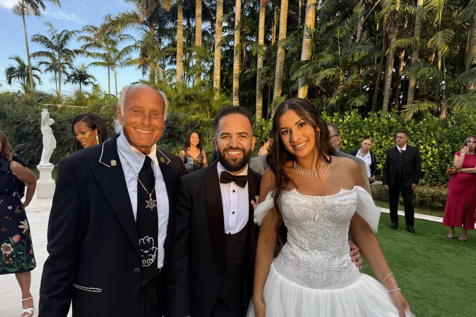 Wedding with Rabbi Frank