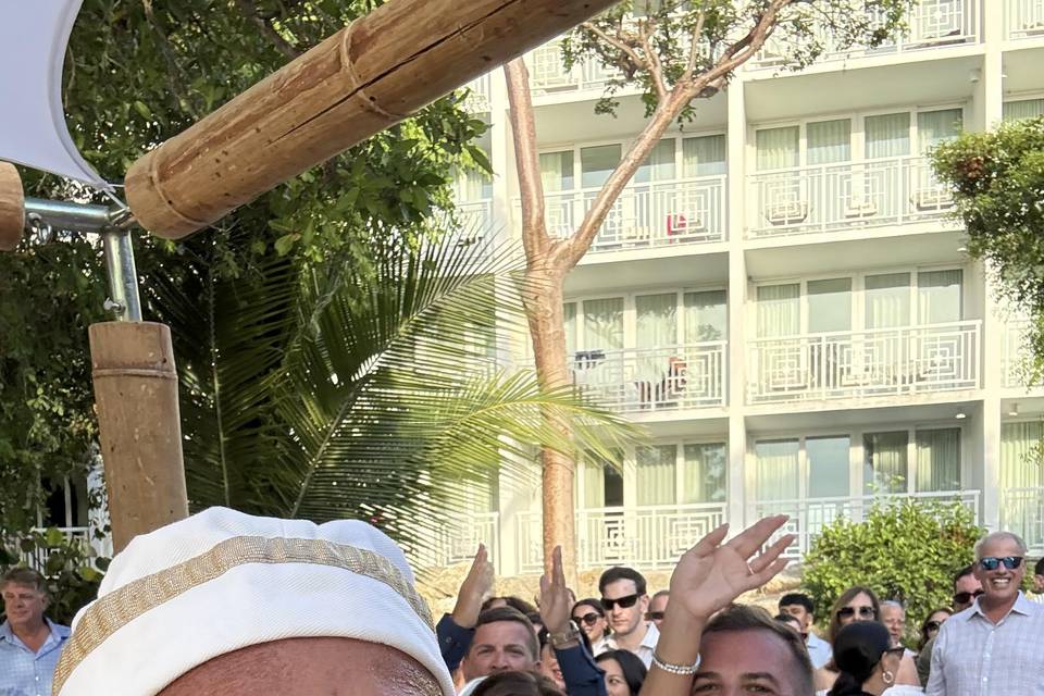 Wedding with Rabbi Frank
