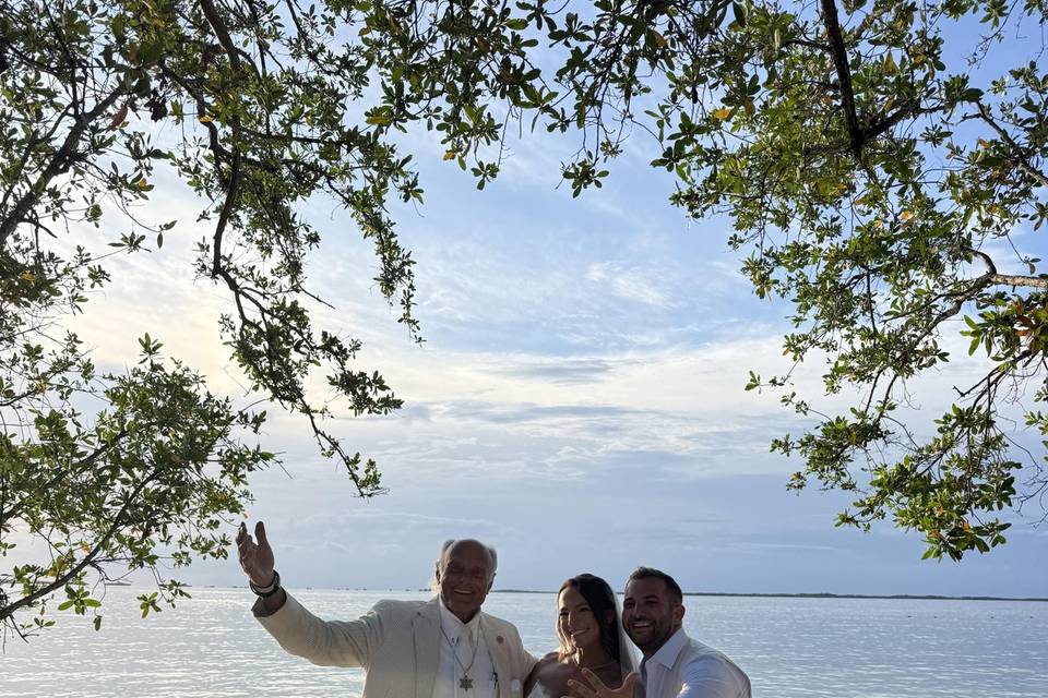 Wedding with Rabbi Frank