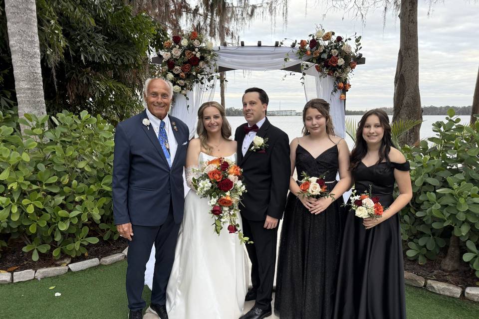 Wedding with Rabbi Frank