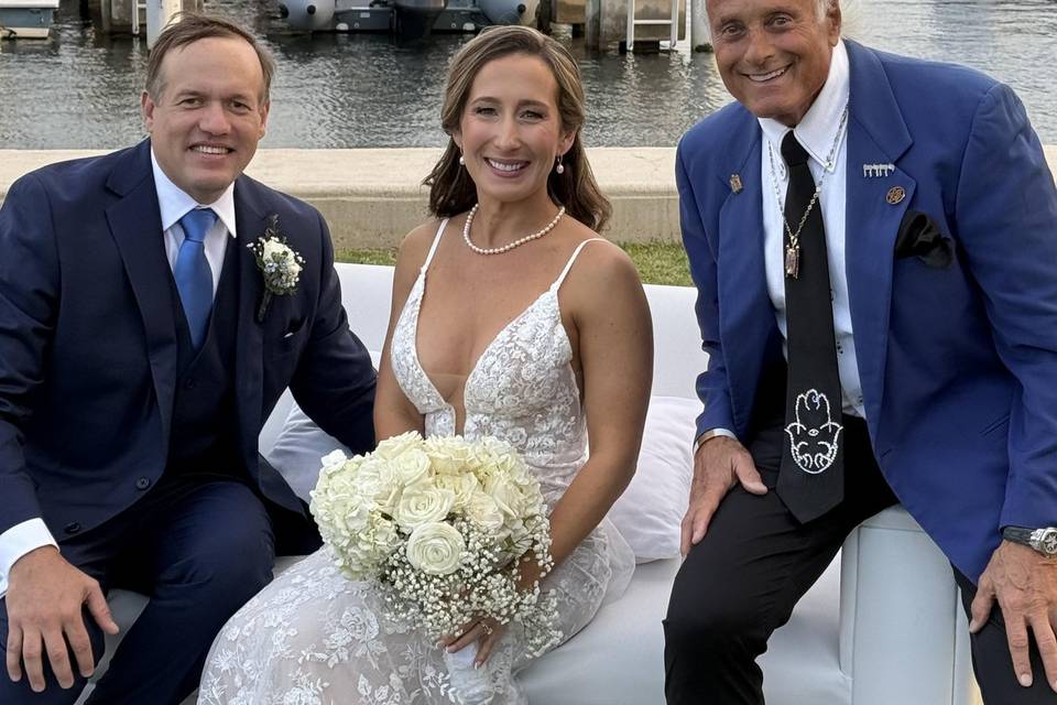 Wedding with Rabbi Frank