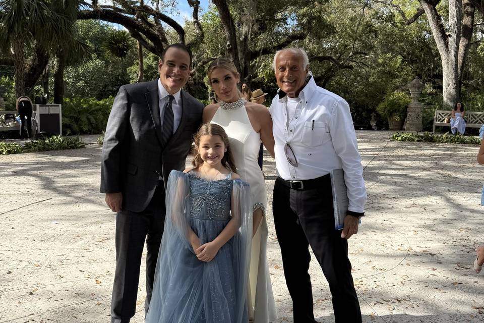 Wedding with Rabbi Frank