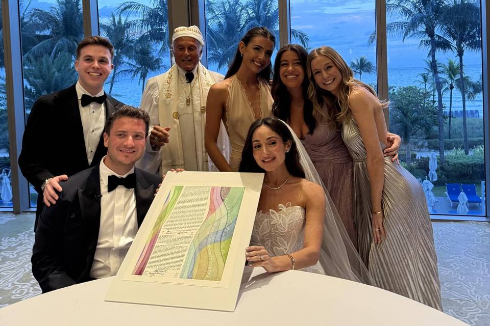 Wedding with Rabbi Frank