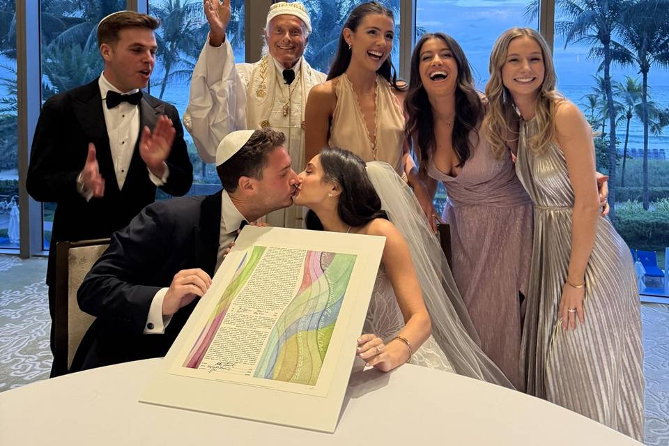 Wedding with Rabbi Frank