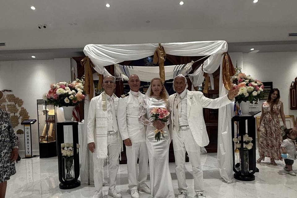 Wedding with Rabbi Frank